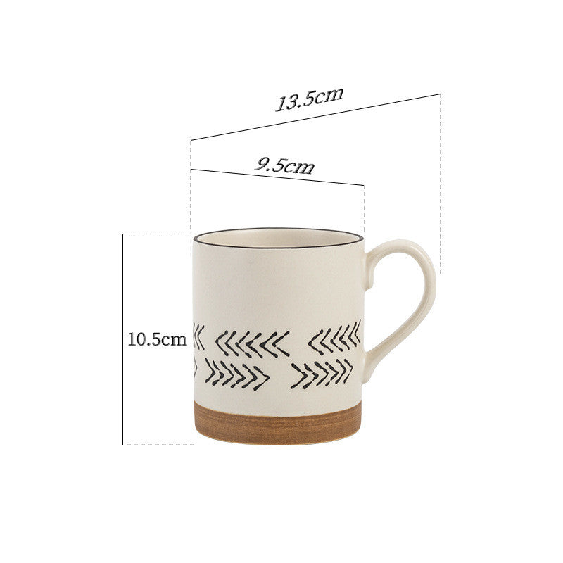 Hand-Painted Ceramic Mug — 500ml