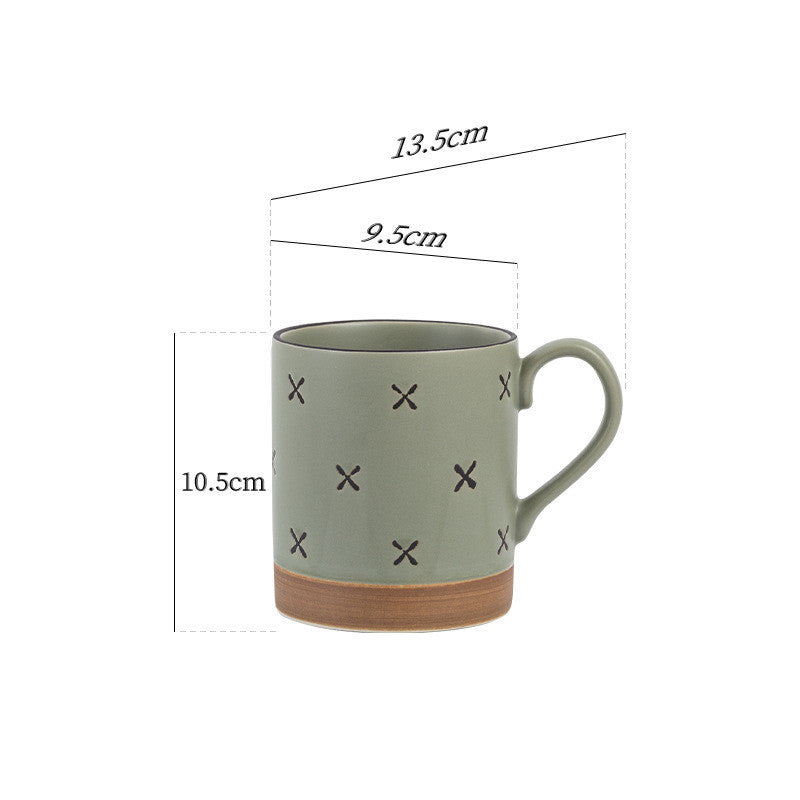 Hand-Painted Ceramic Mug — 500ml