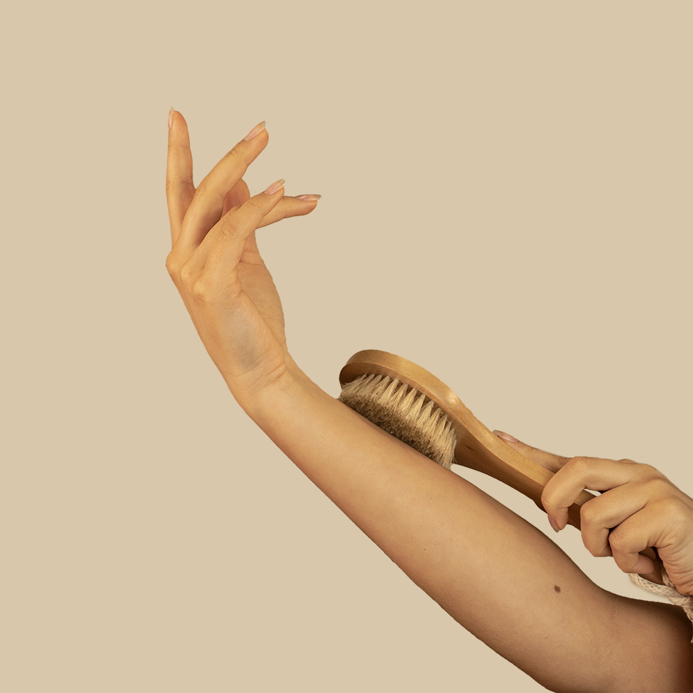 Vegan Body Dry Brush for Gentle Exfoliation