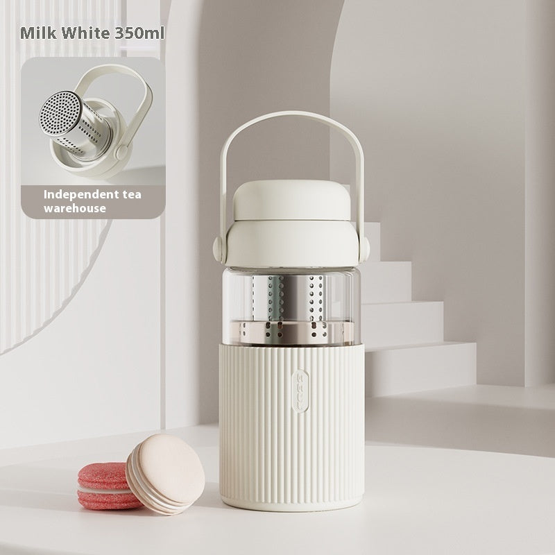 Borosilicate Glass Tea-Water Separation Cup