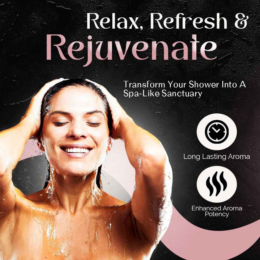 Zen & Hearth Shower Steamers for Women – 6 Pack Aromatherapy Gift Set, Natural Essential Oil Shower Bombs for Relaxation, Self Care & Mother’s Day Gifts for Mom, Wife, Grandma
