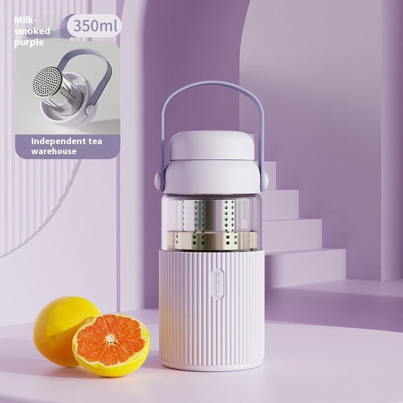 Borosilicate Glass Tea-Water Separation Cup