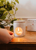 Aromatic Ceramic Diffuser – Tealight Wax Melt & Oil Warmer | Mimi & August