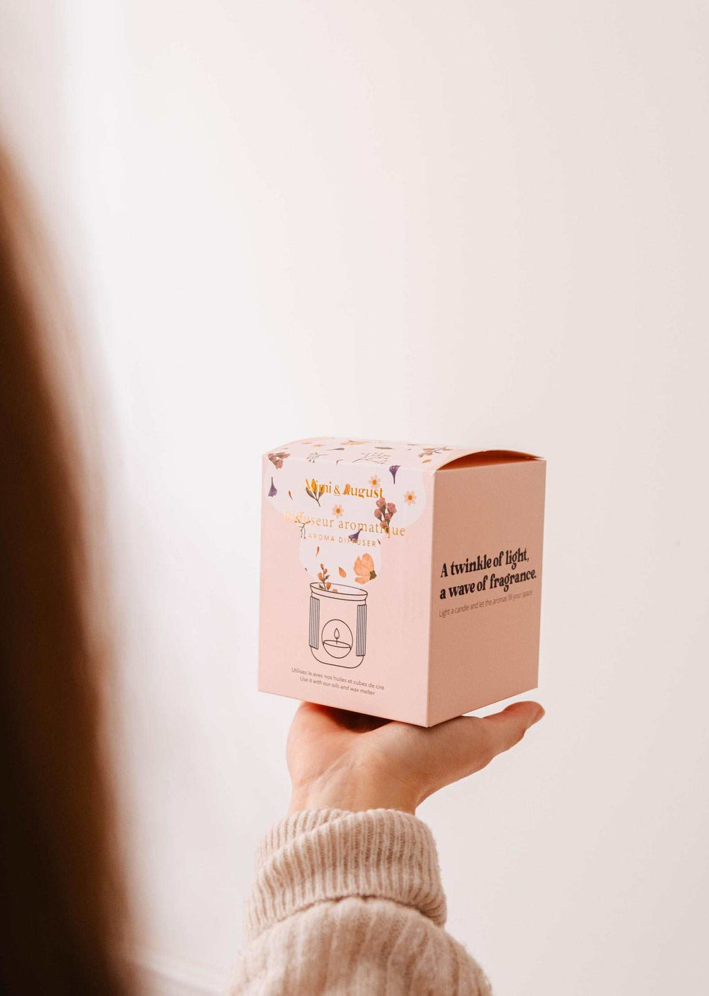 Lueur Aromatic Ceramic Diffuser – Tealight Wax Melt & Oil Warmer | Mimi & August