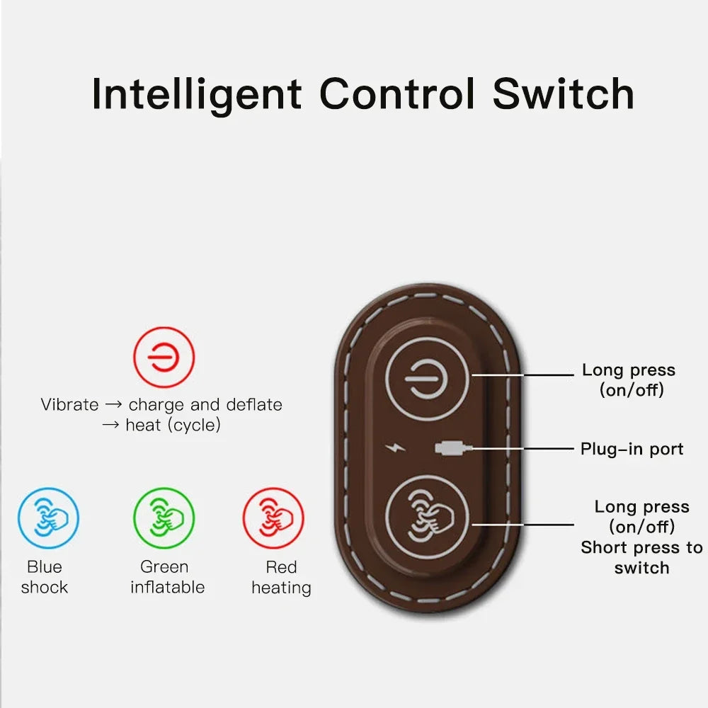 Oreiller de massage cervical | Compresse chaude et soulagement de la traction