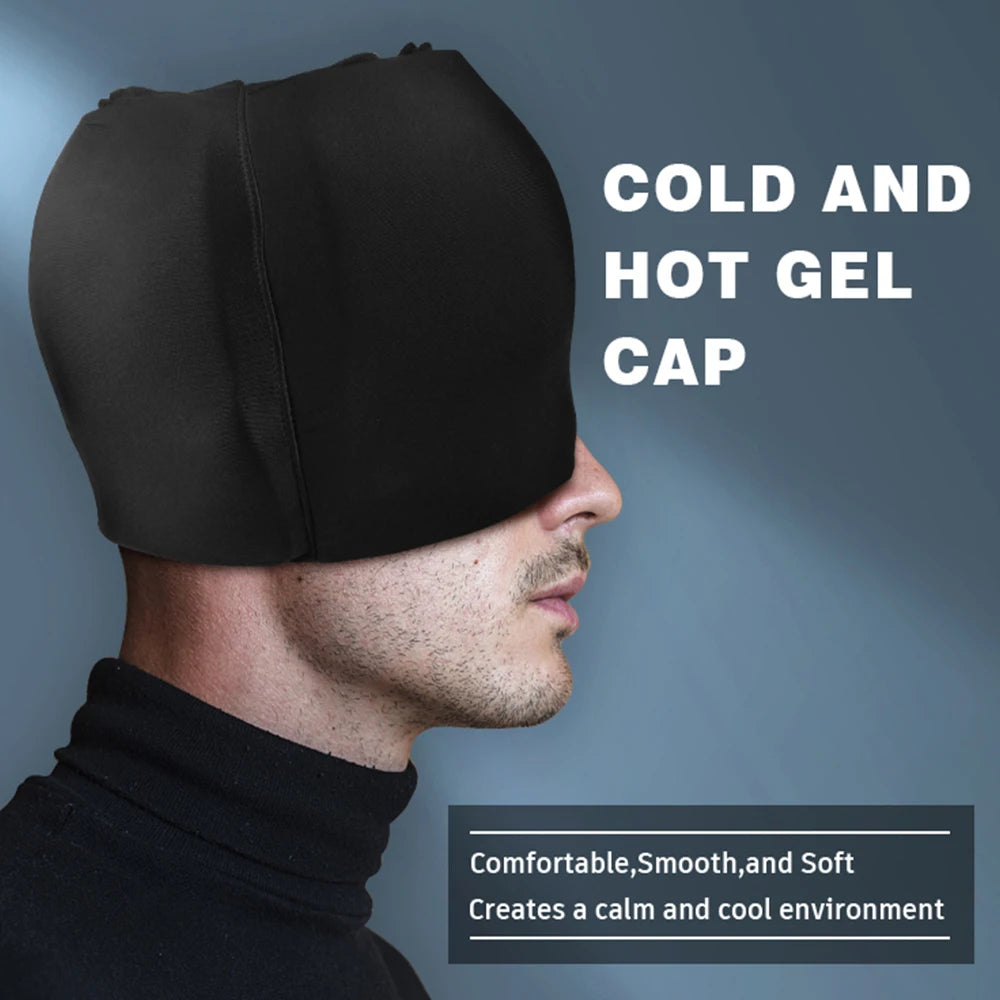 Migraine & Headache Relief Gel Cap | Hot & Cold Therapy 360° Coverage