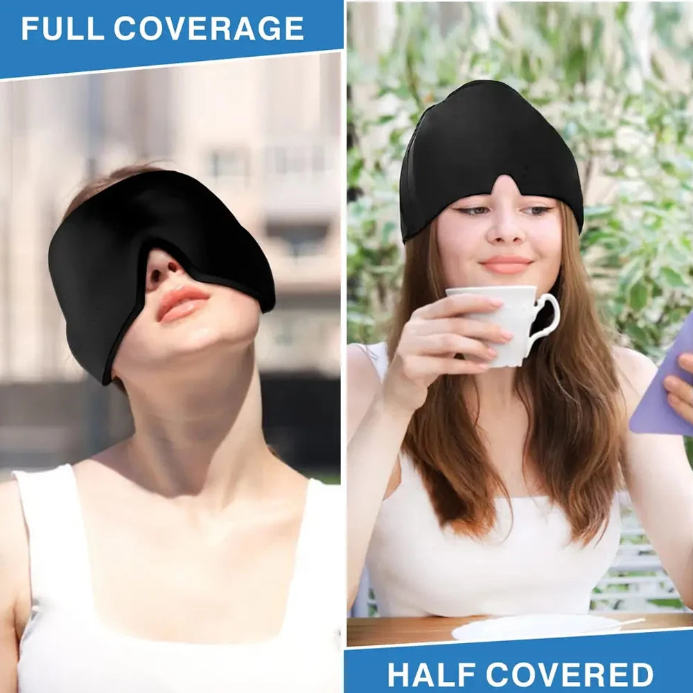 Migraine & Headache Relief Gel Cap | Hot & Cold Therapy 360° Coverage