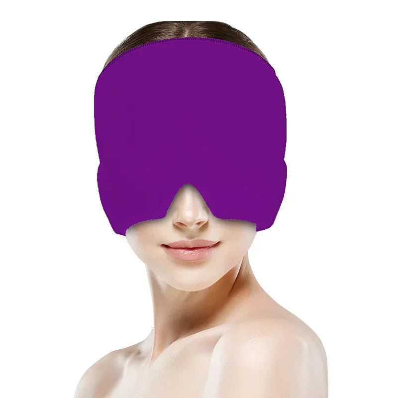 Bandeau Gel Anti-Migraine et Céphalées | Thérapie Chaude et Froide Couverture à 360°