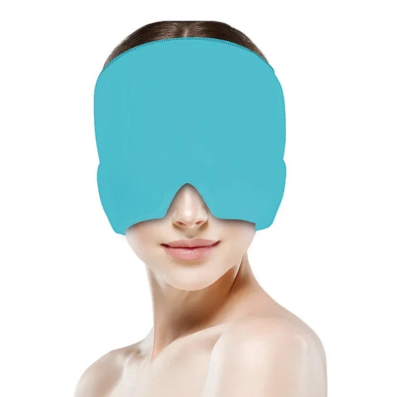 Bandeau Gel Anti-Migraine et Céphalées | Thérapie Chaude et Froide Couverture à 360°