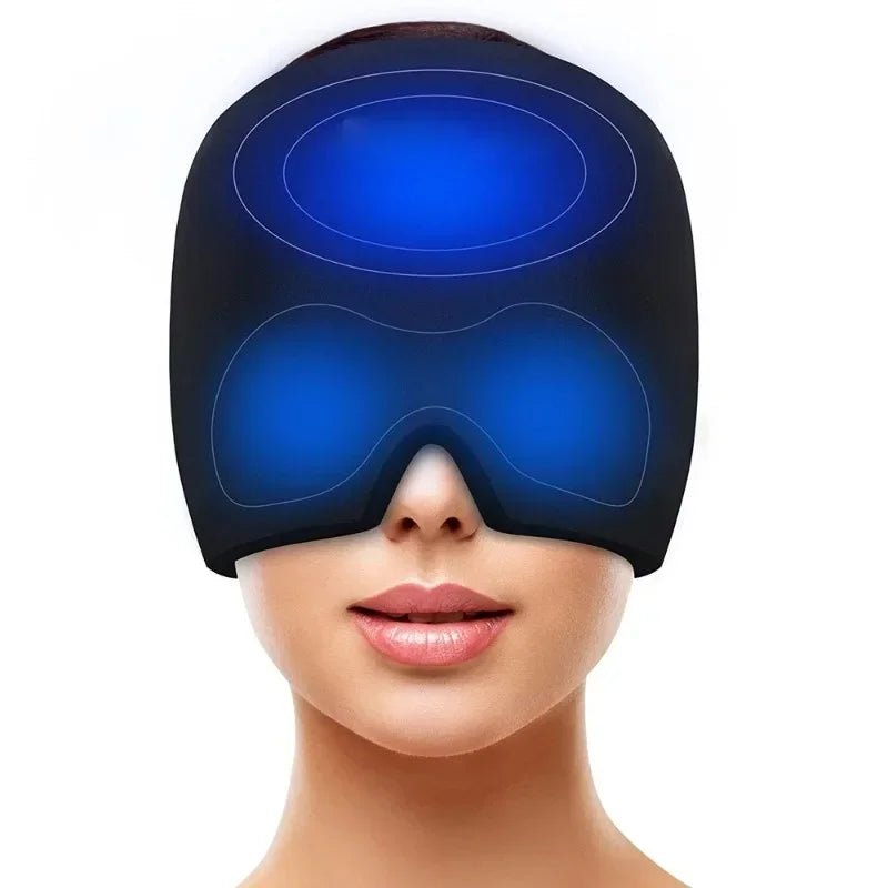 Migraine & Headache Relief Gel Cap | Hot & Cold Therapy 360° Coverage