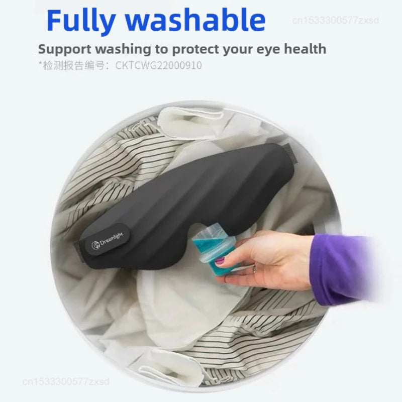 Masque de sommeil Dreamlight 4S 3D | Occultation totale et confort ergonomique