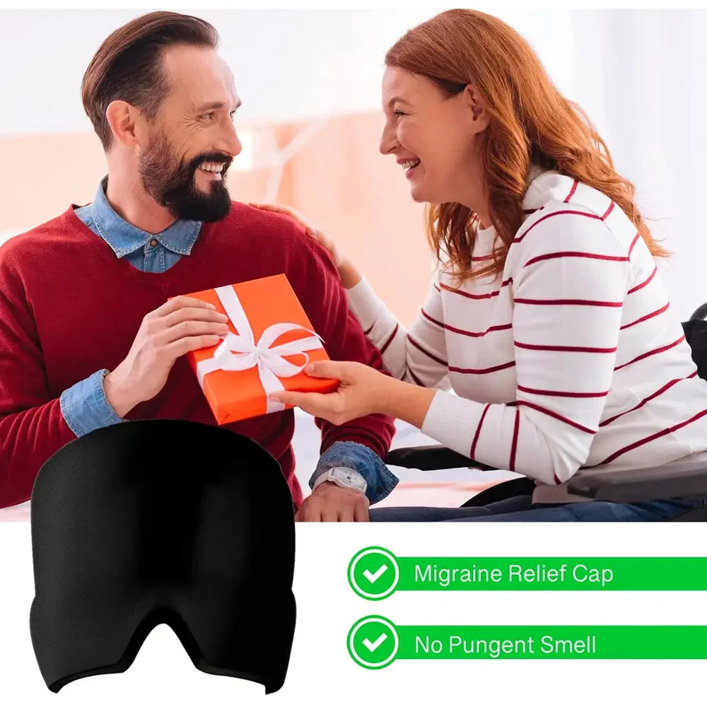 Migraine & Headache Relief Gel Cap | Hot & Cold Therapy 360° Coverage