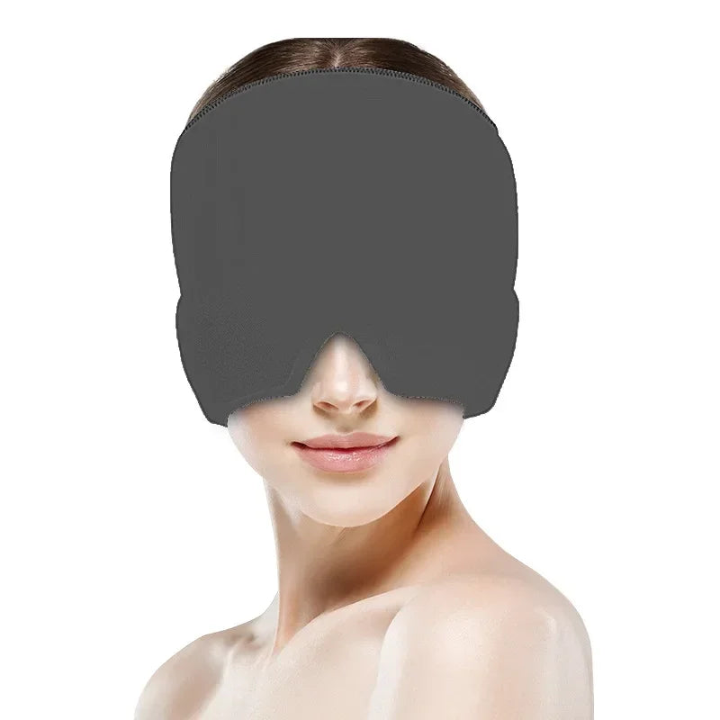 Bandeau Gel Anti-Migraine et Céphalées | Thérapie Chaude et Froide Couverture à 360°
