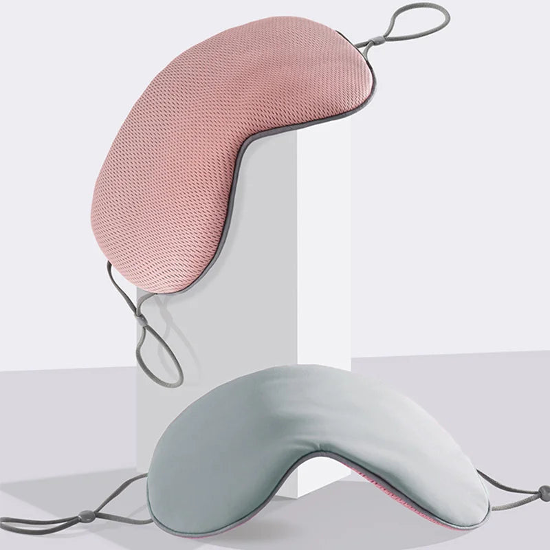 Masque de nuit en soie glacée | Masque bloquant la lumière, respirant et double-face chaud et froid