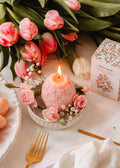 The Little Floral Egg – Decorative Soy Candle | Neroli, Rose & Amber | Mimi & August