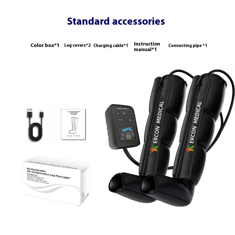 Air Compression Leg Massager with Heat – Full-Leg Relief