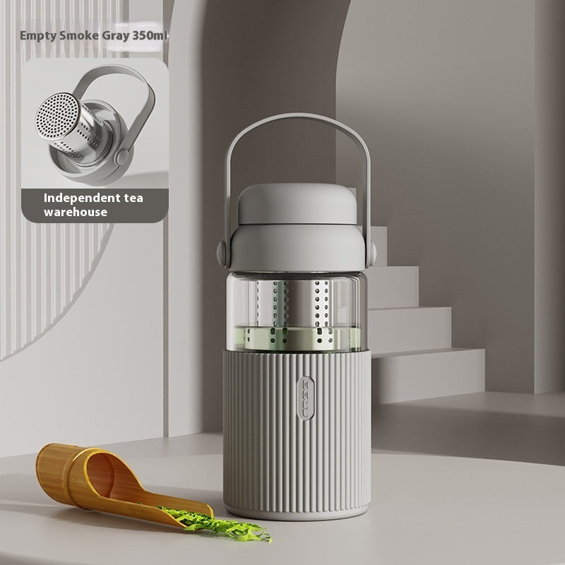 Borosilicate Glass Tea-Water Separation Cup