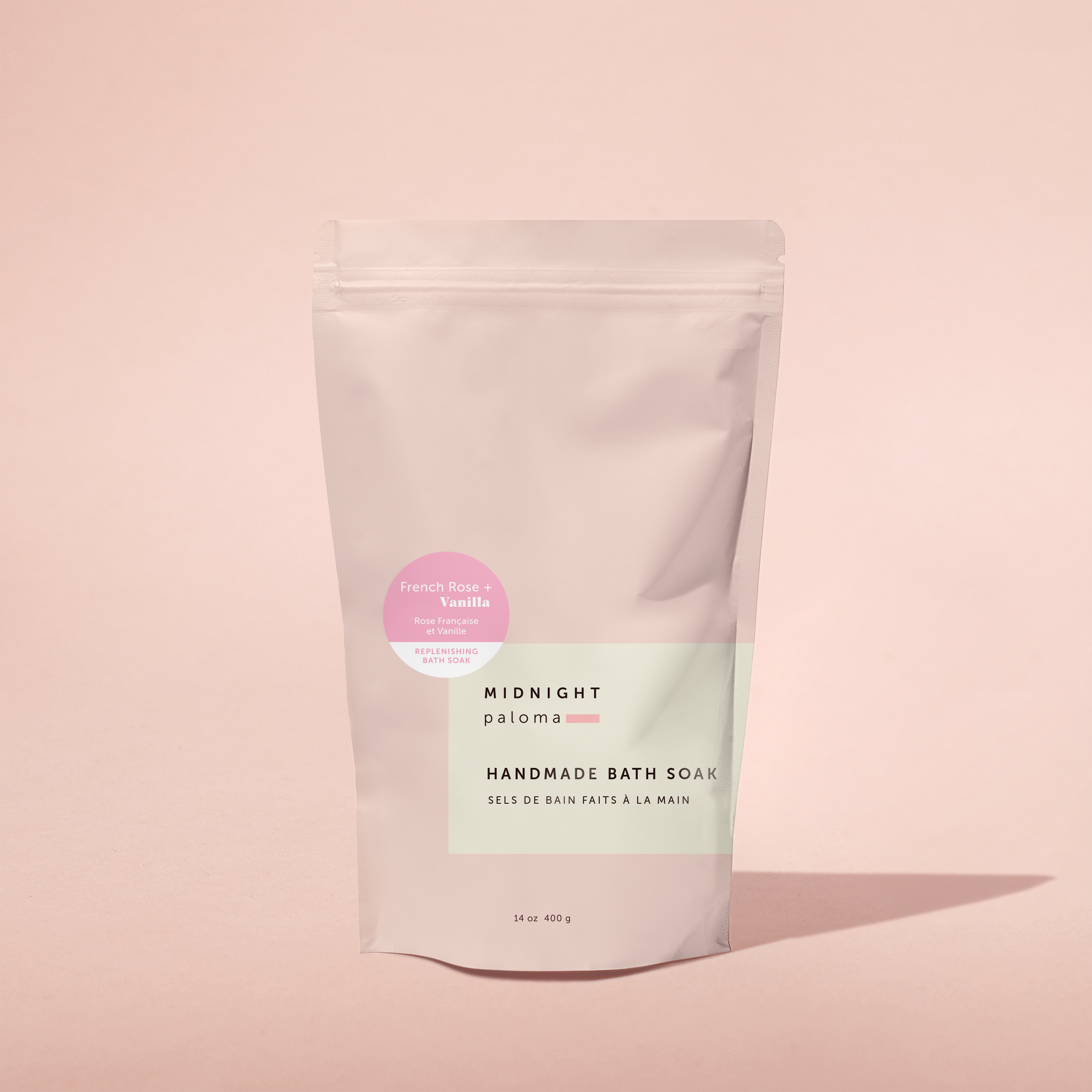 Bain moussant régénérant Rose Française et Vanille