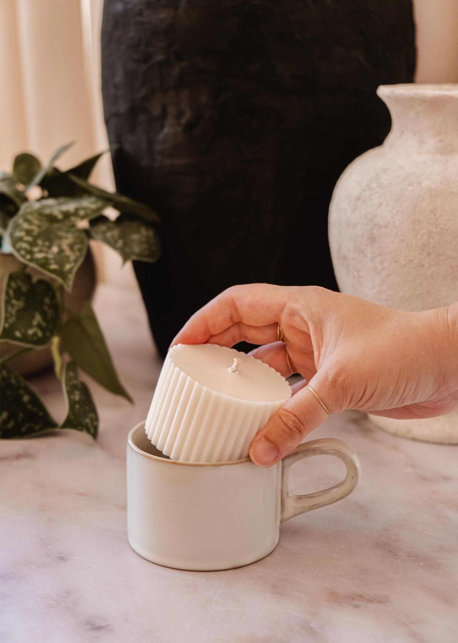 Candle Refill Topaze – Sandalwood, Coconut & Vanilla | Mimi & August