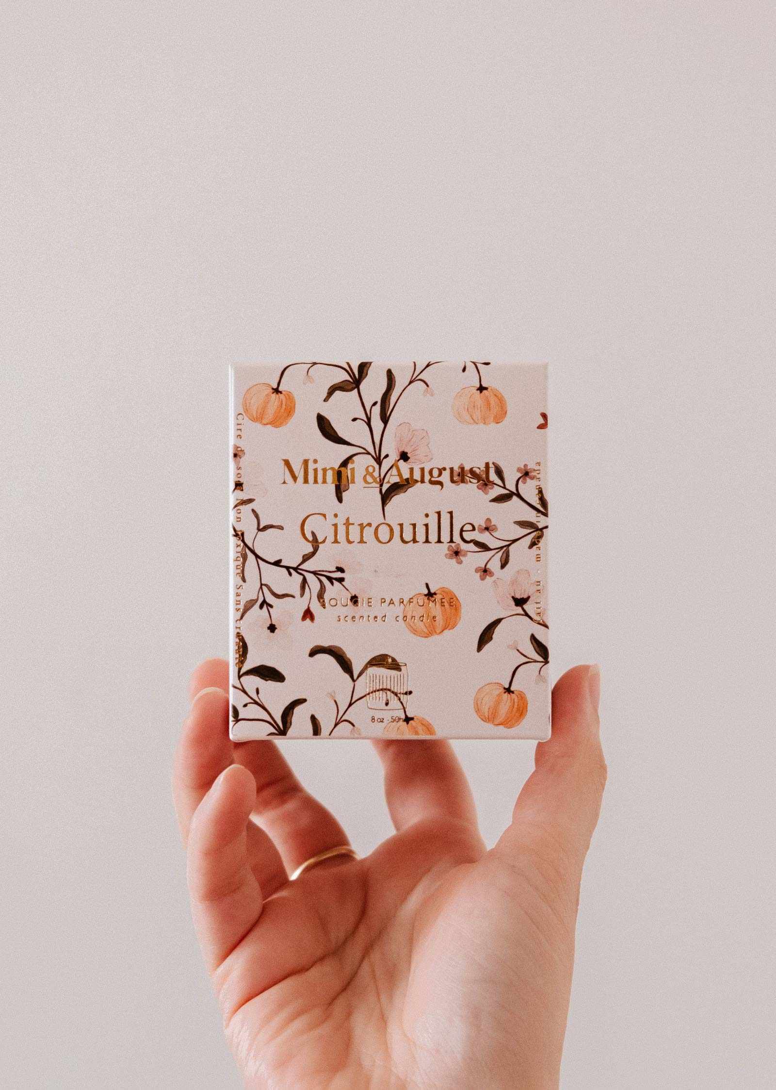 Citrouille Reusable Soy Candle – Pumpkin Spice Scent | Mimi & August
