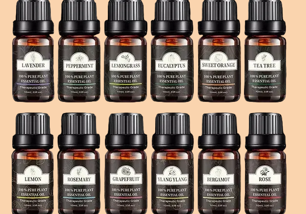 Pure Essential Oil – Single Scent Aromatherapy (10ml)