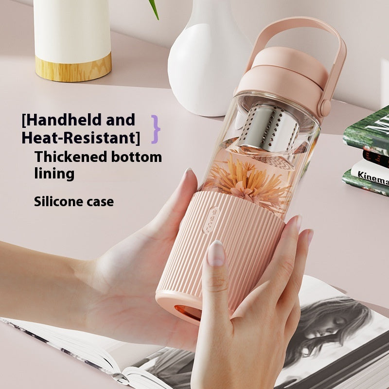 Borosilicate Glass Tea-Water Separation Cup