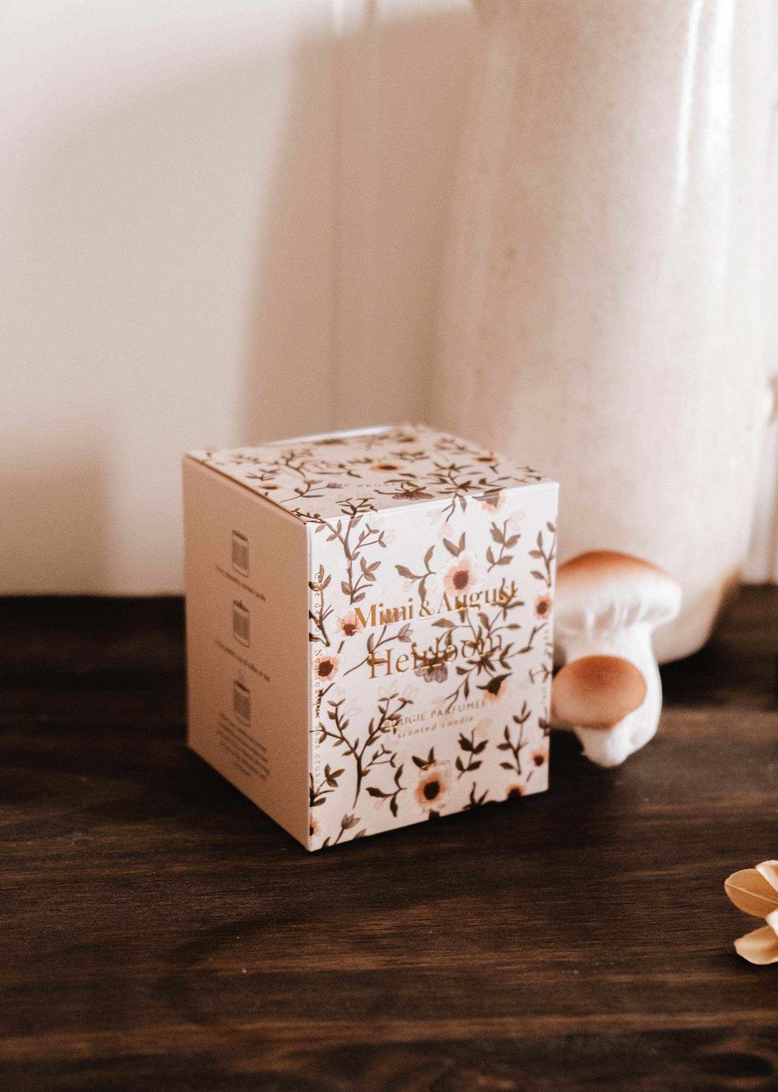 Heirloom Reusable Soy Candle – Chestnut, Clove & Cedar | Mimi & August