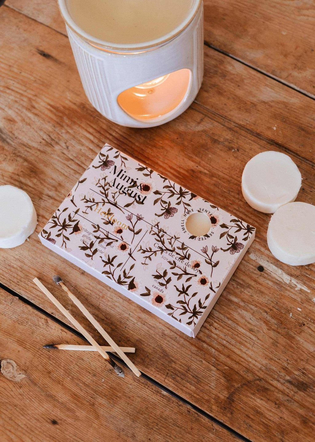 Heirloom Soy Wax Melts – Roasted Chestnut, Clove & Cedar | Mimi & August