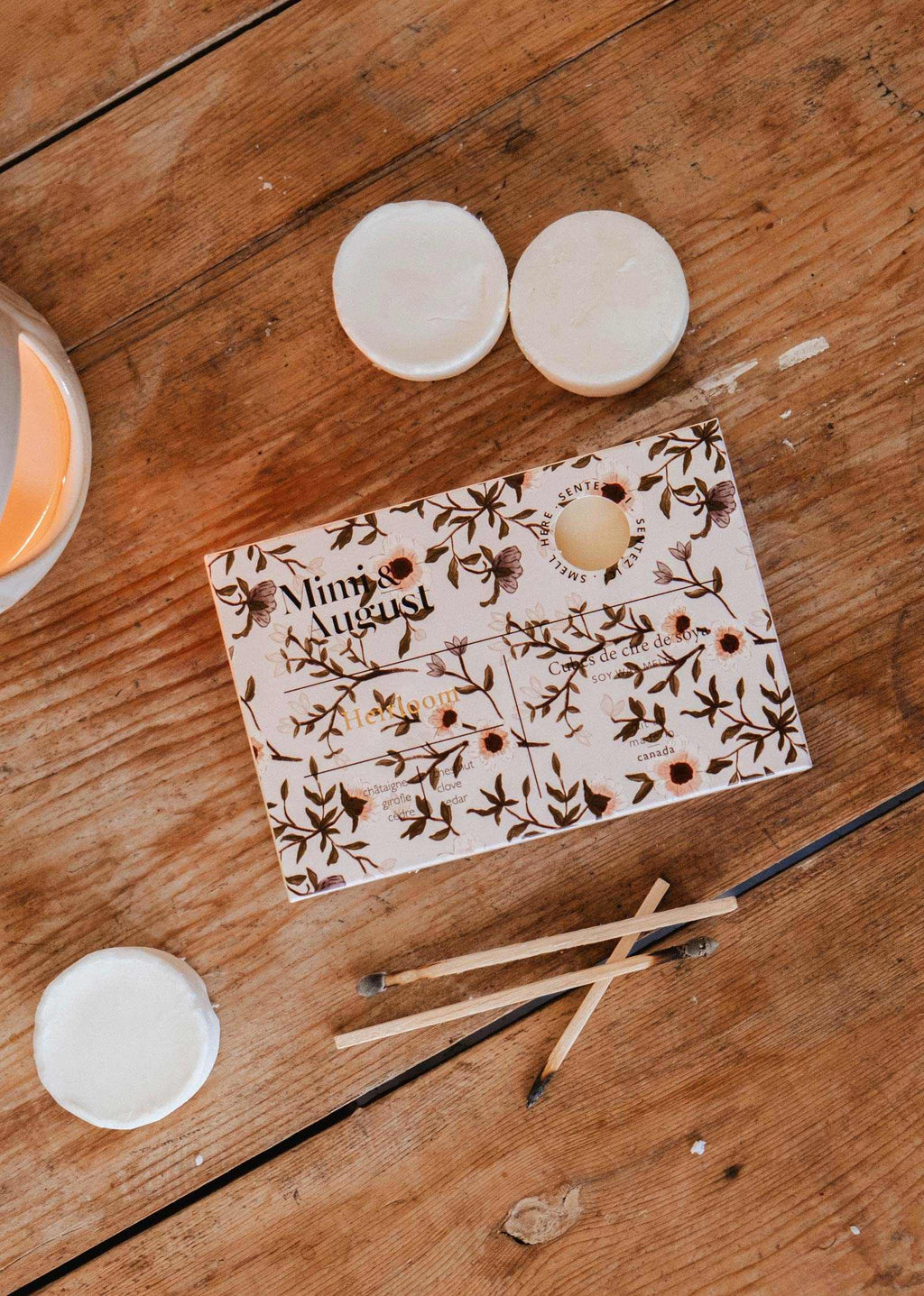 Heirloom Soy Wax Melts – Roasted Chestnut, Clove & Cedar | Mimi & August