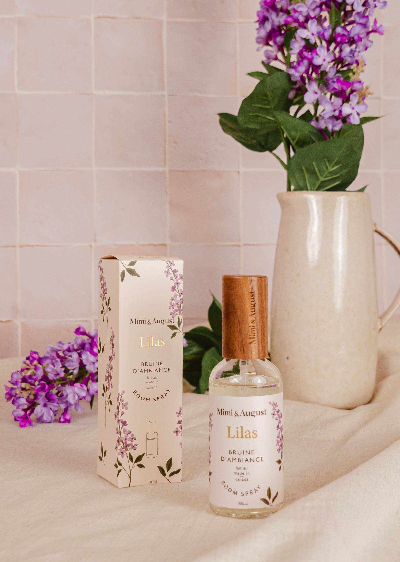 Lilas Room Spray – Pure Fresh Lilac Blossom | Mimi & August